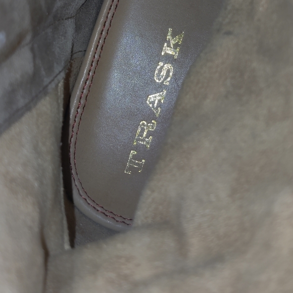 Trask Casey Wedge Waterproof Taupe suede ankle Boots. - Picture 11 of 11